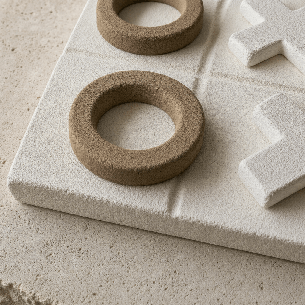 Clay & Chalk Tic-Tac-Toe - Figi Home