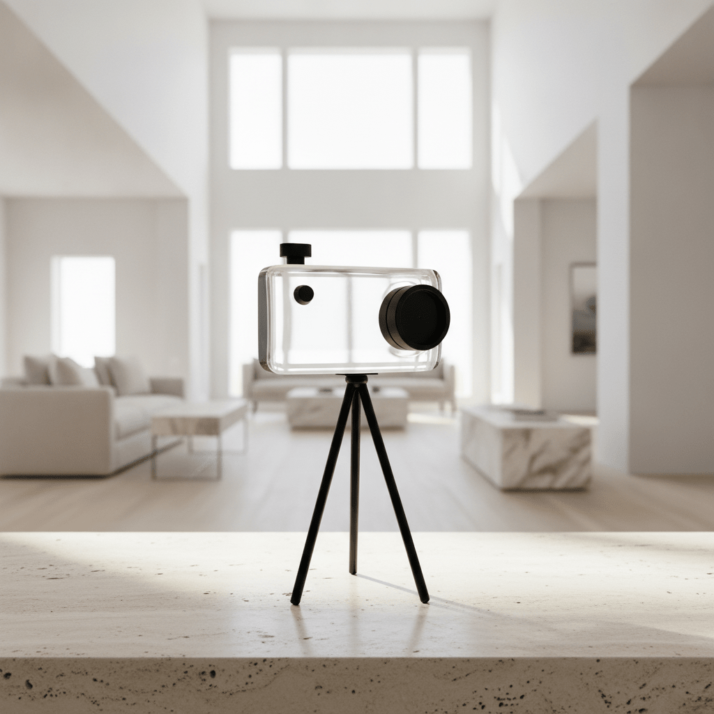 Clear Camera Sculpture - Figi Home
