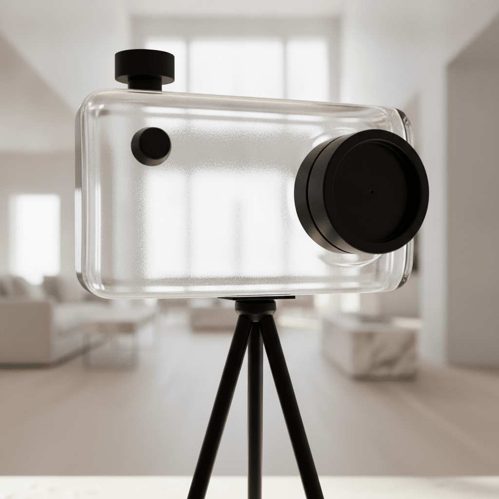 Clear Camera Sculpture - Figi Home