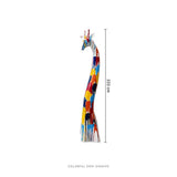 Colorful Drip Giraffe - Figi Home