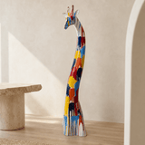 Colorful Drip Giraffe - Figi Home