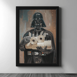 Darth Vader Holding Toilet Paper - Figi Home