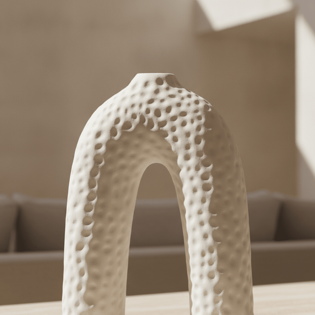 Dimpled Arch Vase - Figi Home