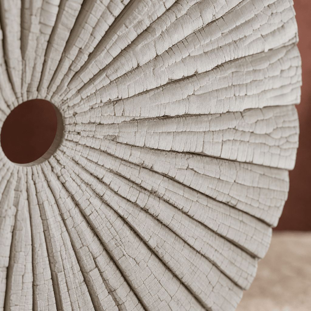Distressed Radial Sculpture - Figi Home