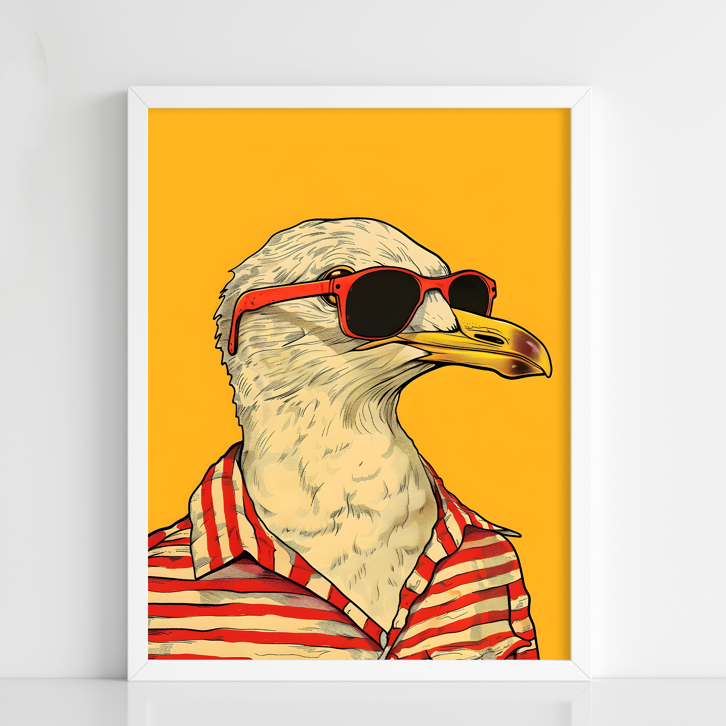 Cool Seagull Print