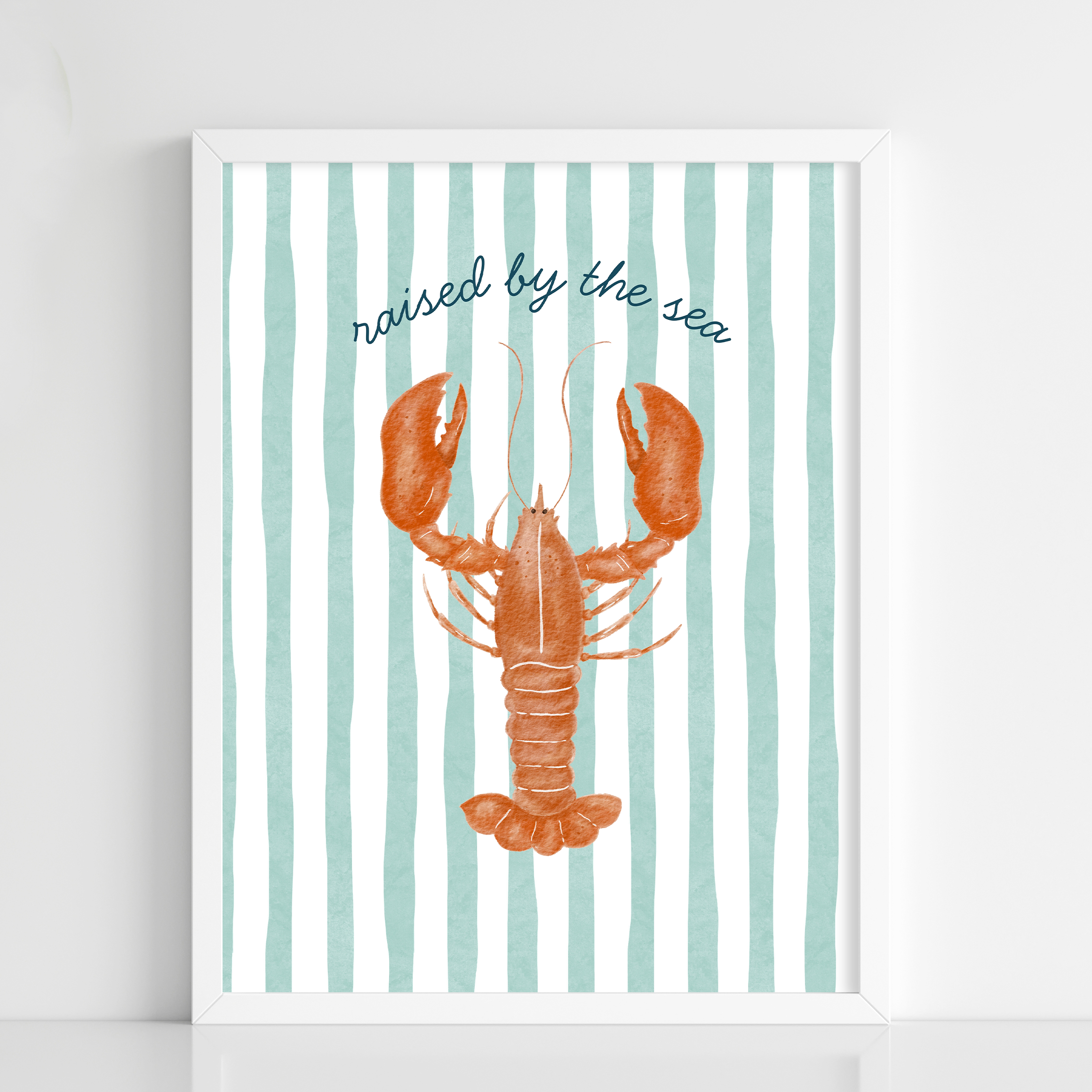 Coastal Lobster Print