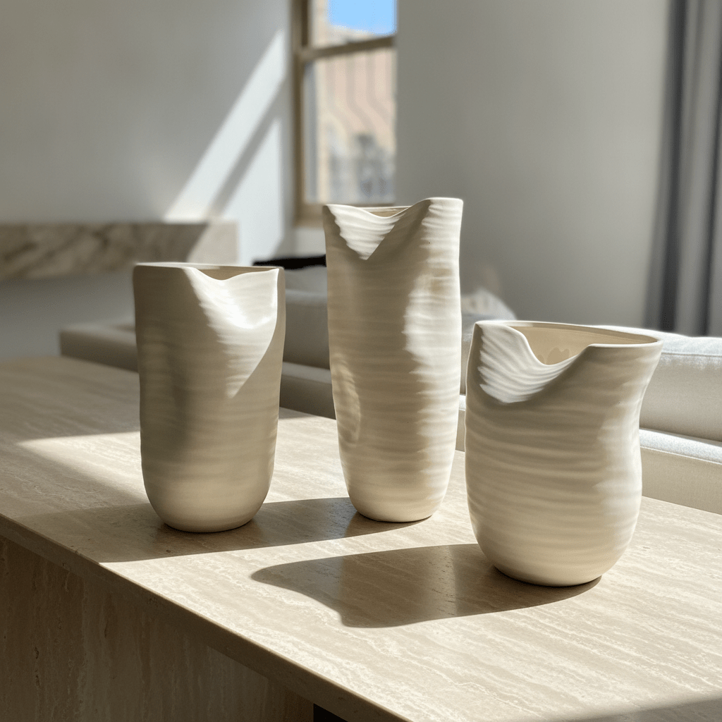 Driftwave Vase Trio - Figi Home