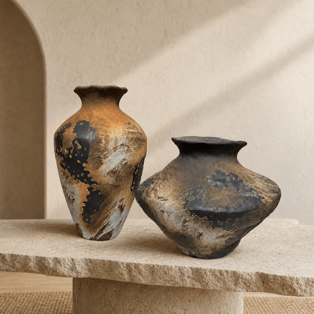 Earthen Urn Duo - Figi Home