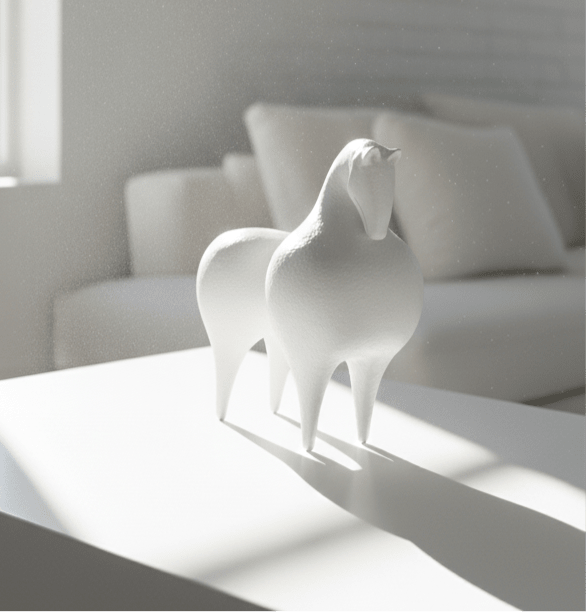 Eros Stallion Sculpture - Figi Home