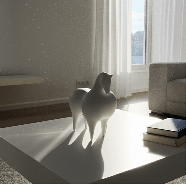 Eros Stallion Sculpture - Figi Home