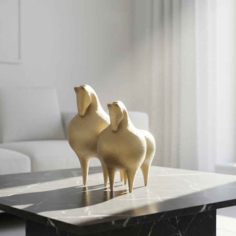 Eros Stallion Sculpture - Figi Home