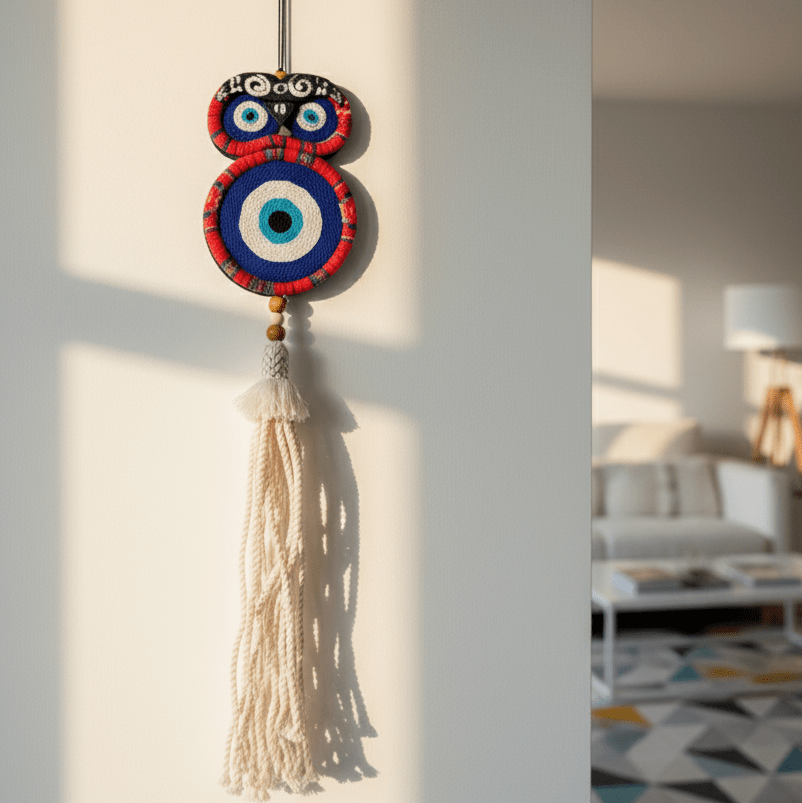 Evil Eye Tassel Charm - Figi Home