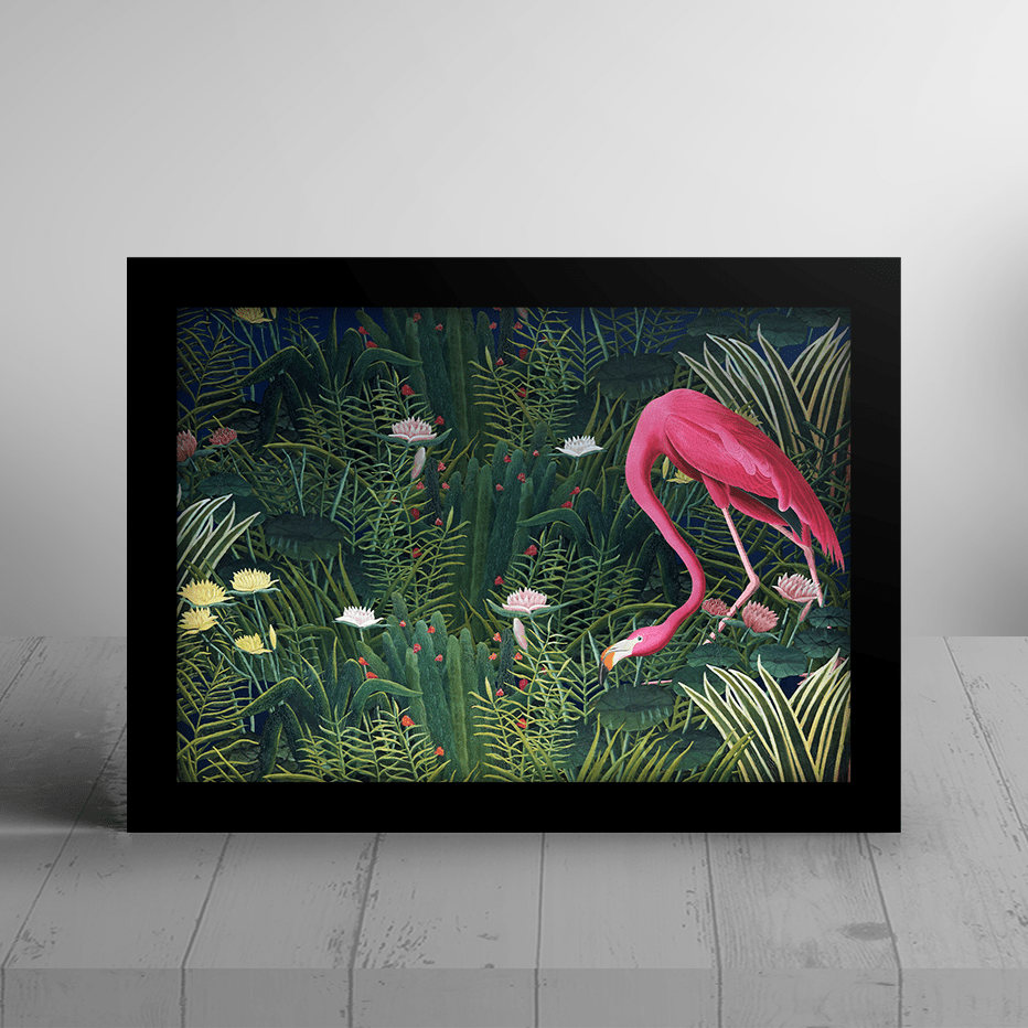 Flamingo in the Secret Garden - Figi Home