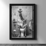 Bathroom Humor Wall Art Trio