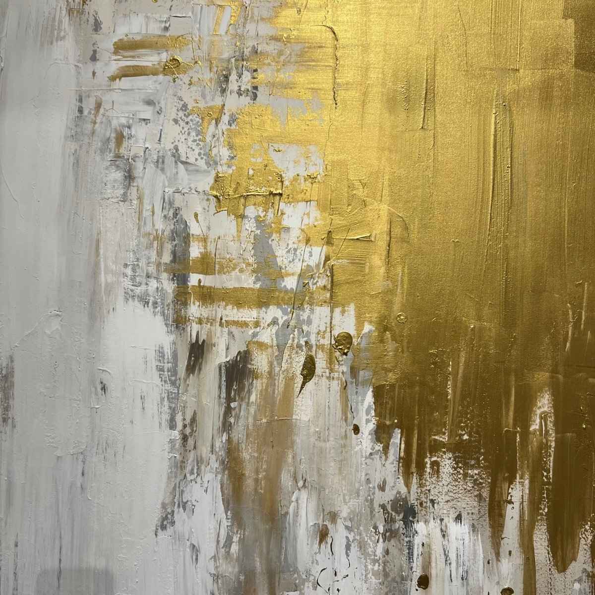 Gold Descent Canvas