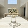 Gold Geometric Sculpture - Figi Home