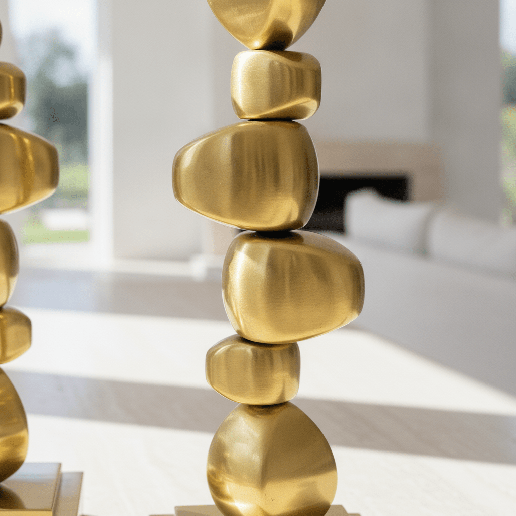 Gold Metal Candle Holder Set - Figi Home