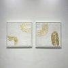 Golden Arc Canvas Set - Figi Home