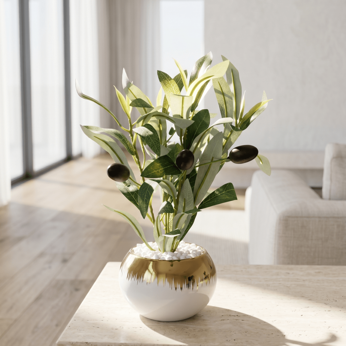 Golden Olive Planter - Figi Home