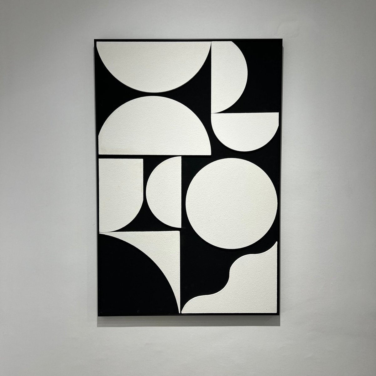 Half Moon Grid Canvas - Figi Home