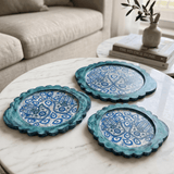Hamsa Scallop Tray Set - Figi Home