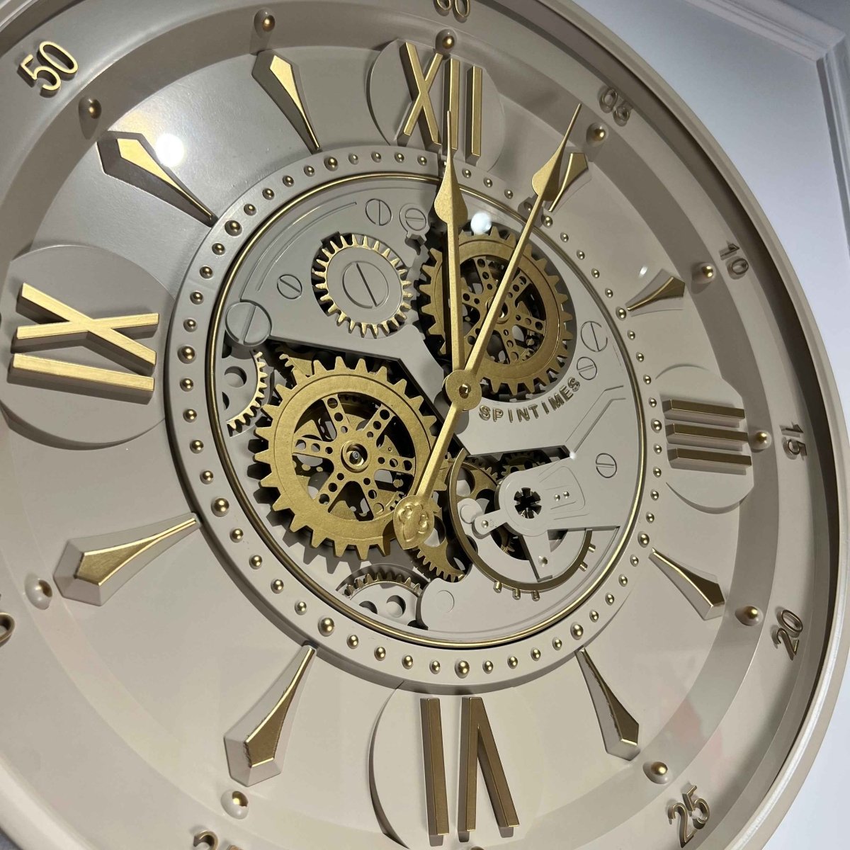 Ivory Skeleton Wall Clock - Figi Home
