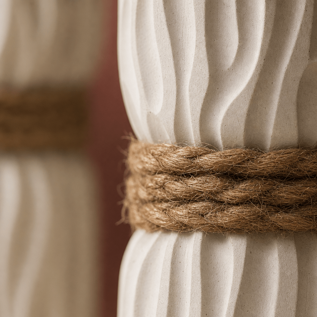 Jute Ridge Pillars - Figi Home