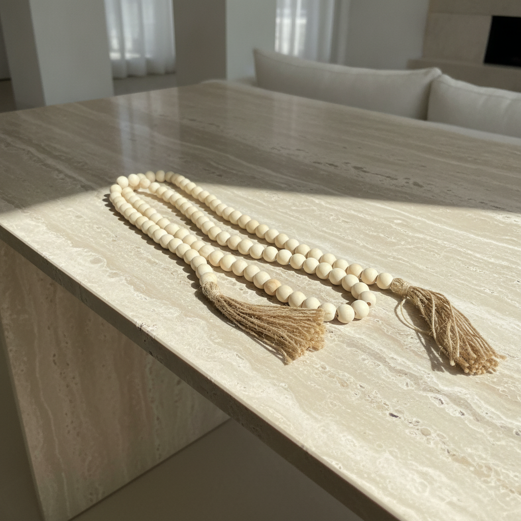 Wooden Bead Garland