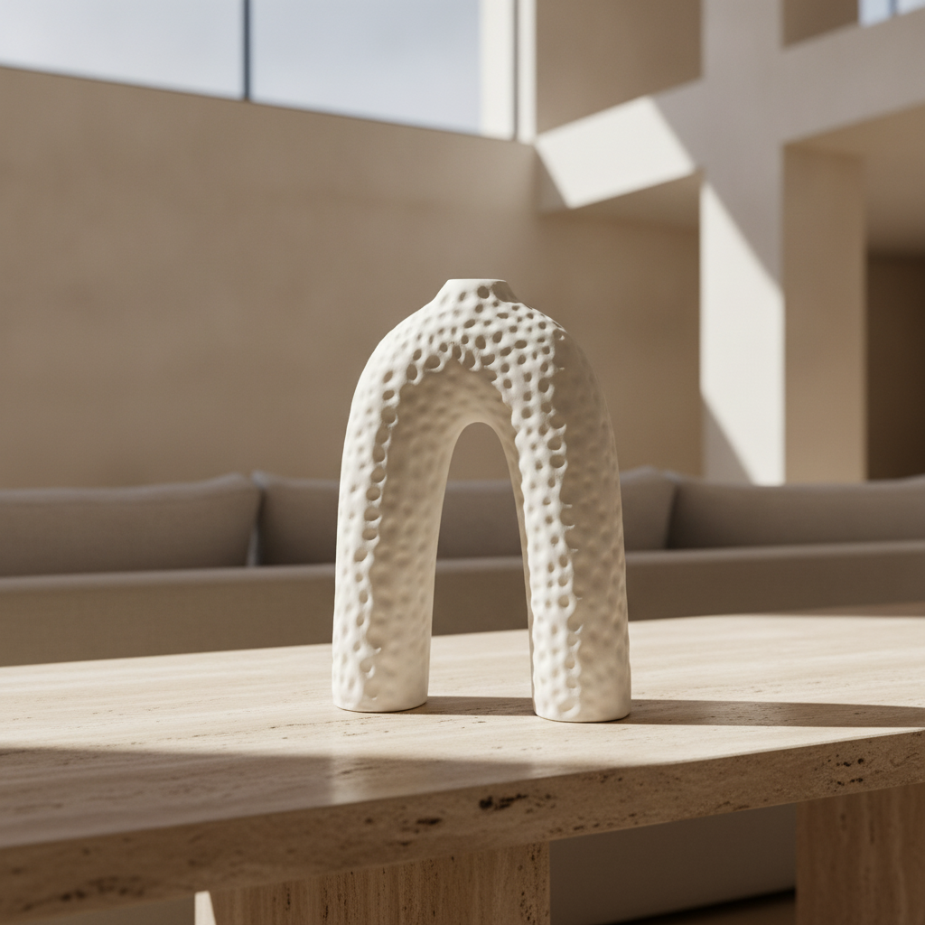 Dimpled Arch Vase