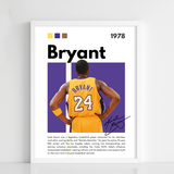 Kobe Bryant Sports Poster Frame - Figi Home