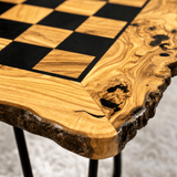 Live Edge Chess Table - Figi Home