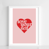 “Love Yourself” Heart - Figi Home