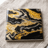 Luxury Fluid Marble Coasters Set - Figi Home