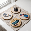 Mediterranean Coasters Set - Figi Home