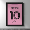 Messi — Inter Miami Jersey Poster Frame - Figi Home