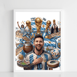 Messi — La Gloria Argentina Poster Frame - Figi Home