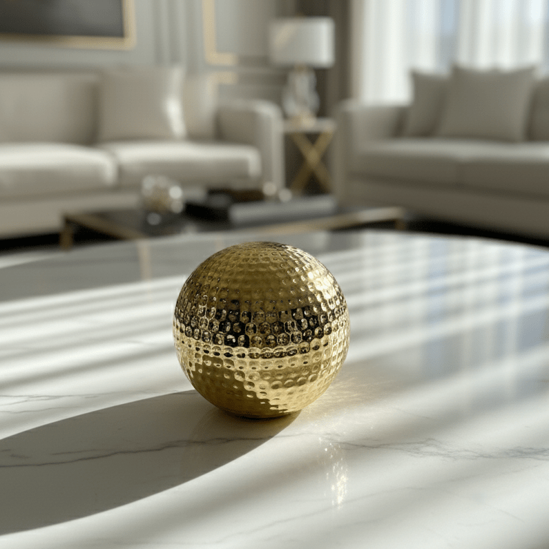 Metallic Dimple Sphere - Figi Home