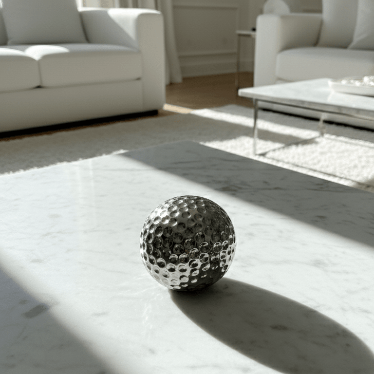 Metallic Dimple Sphere - Figi Home