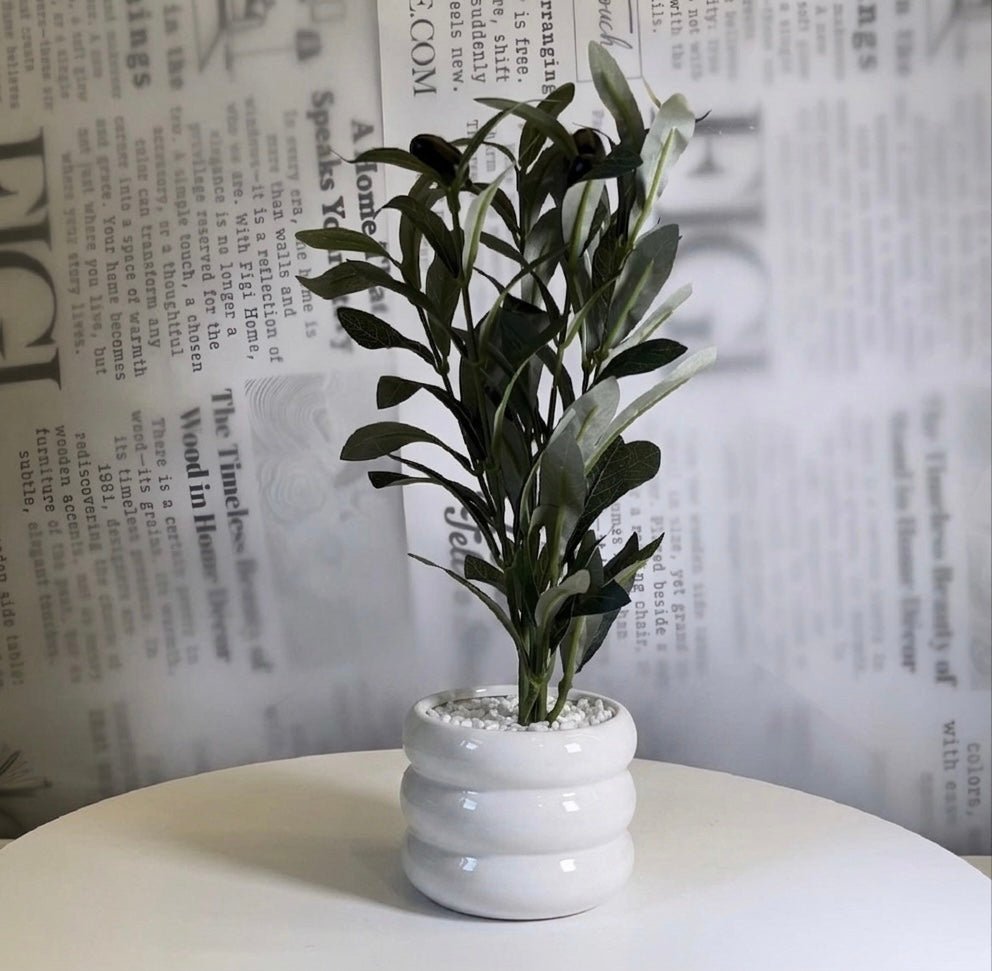 Midnight Olive Planter - Figi Home