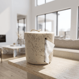 Minimalist Textured Cylinder Tissue Box - Figi Home