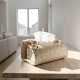 Modern Textured Scroll Tissue Holder - Figi Home
