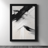 Monochrome Abstract Triptych (Set of 3) - Figi Home