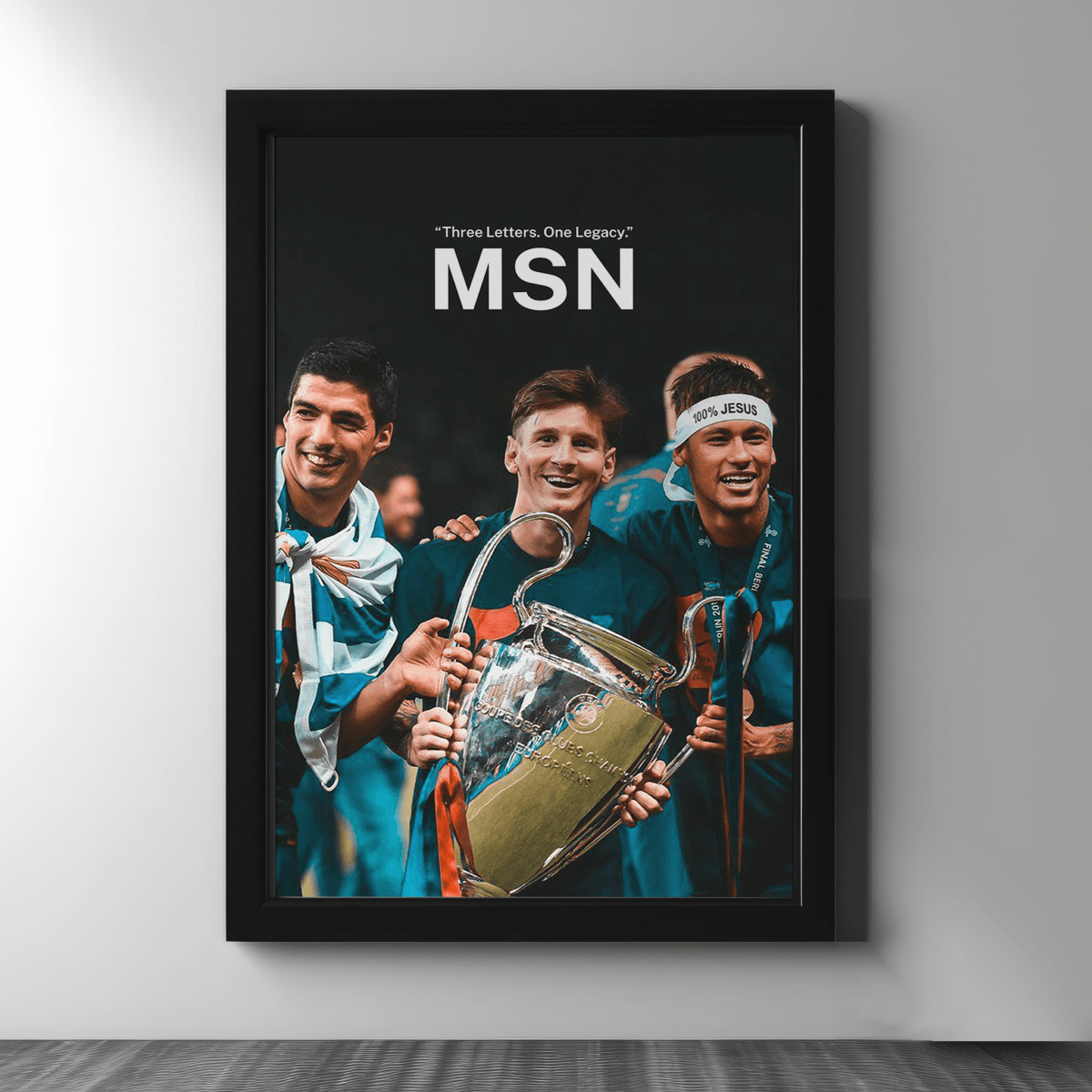 MSN — Three Letters One Legacy Poster Frame - Figi Home