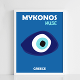 Mykonos Muse – Blue Eye - Figi Home