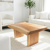 Natural Grain Solid Wood Coffee Table - Figi Home