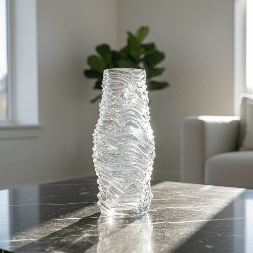 Onyx Wave Vase - Figi Home