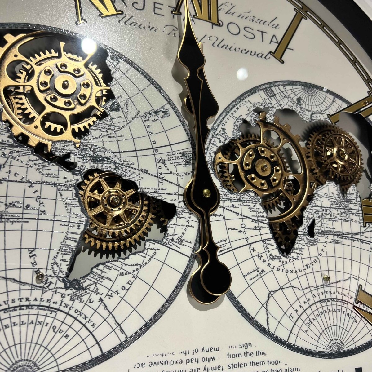 Postal Atlas Wall Clock - Figi Home