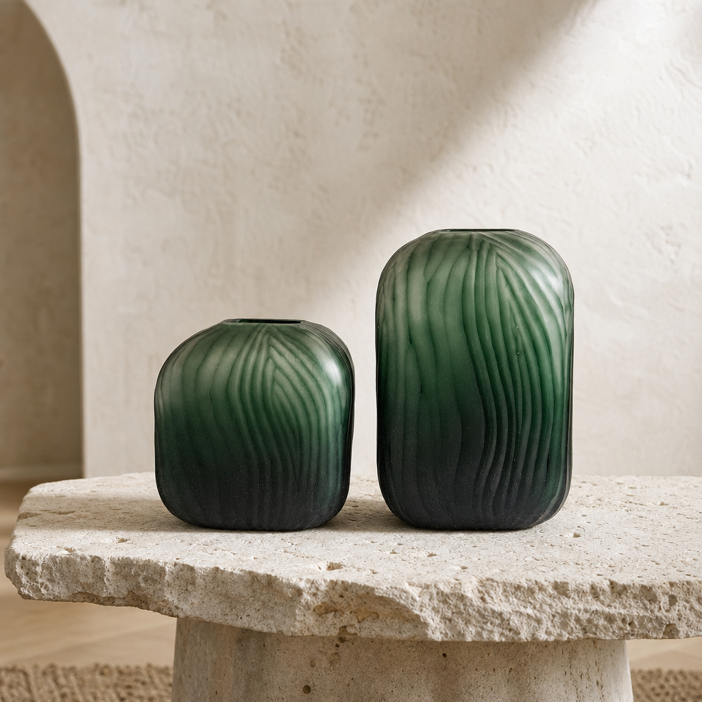 Ombre Wave Vases