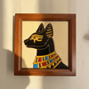 Anubis Framed Ceramic Tile