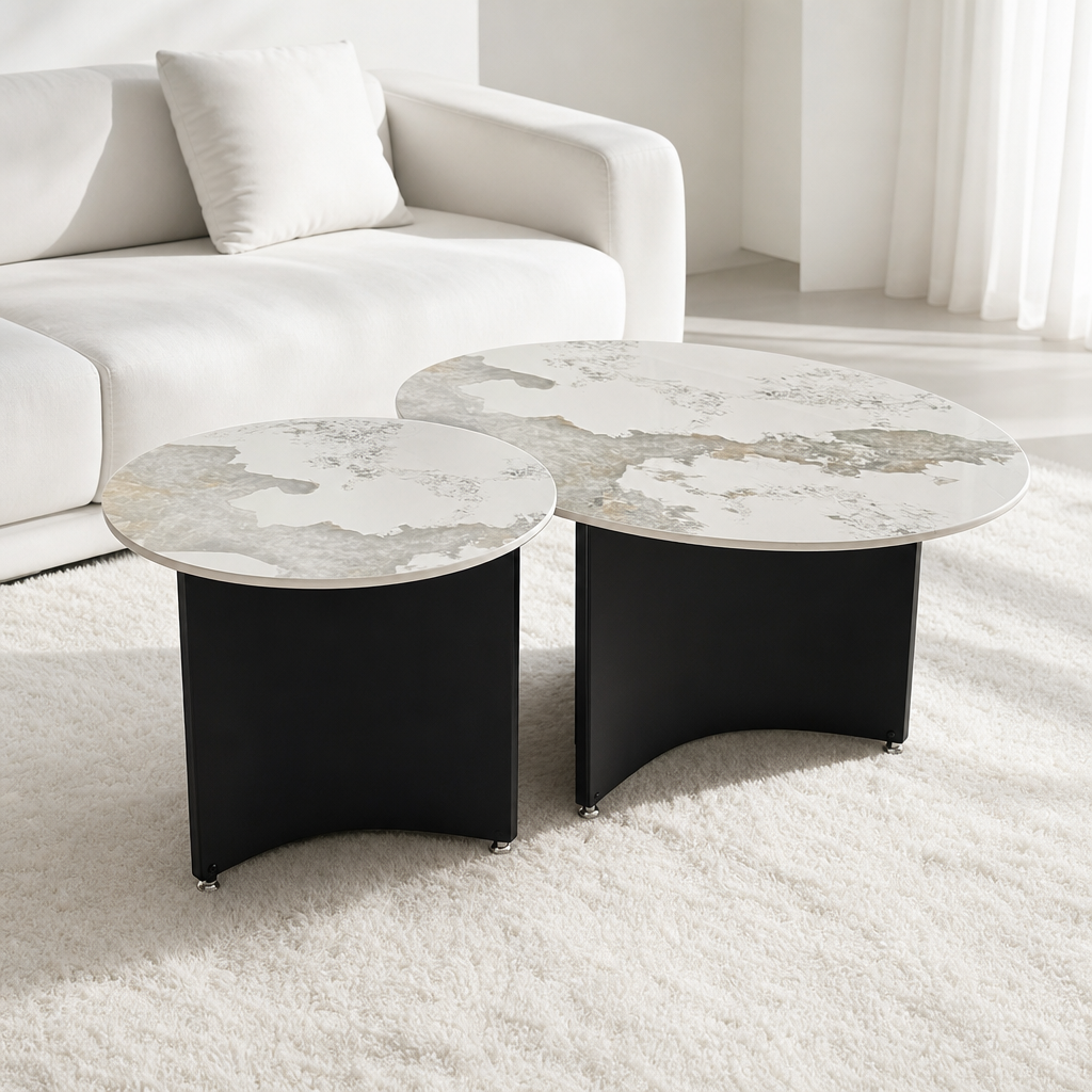 Marble Cloud Tables
